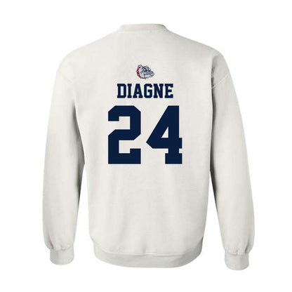 Gonzaga - NCAA Men's Basketball : Ismaila Diagne - Sports Shersey Crewneck Sweatshirt-1