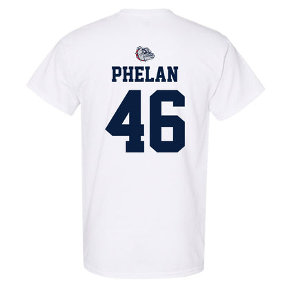 Gonzaga - NCAA Baseball : Jace Phelan - Sports Shersey T-Shirt-1