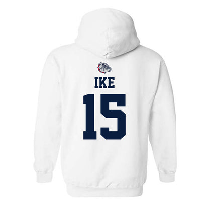 Gonzaga - NCAA Men's Basketball : Graham Ike - Sports Shersey Hooded Sweatshirt-1