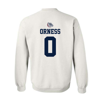 Gonzaga - NCAA Men's Basketball : Cade Orness - Sports Shersey Crewneck Sweatshirt-1