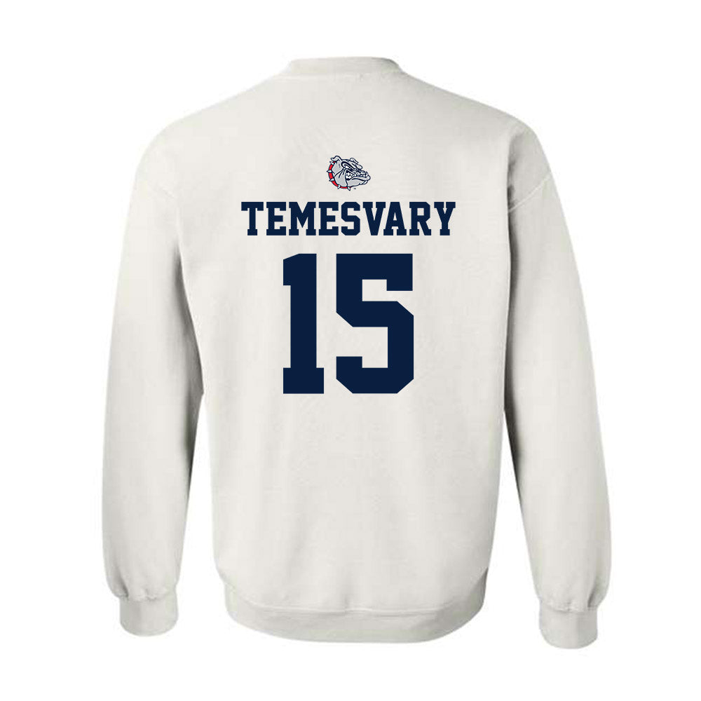 Gonzaga - NCAA Baseball : Vincent Temesvary - Sports Shersey Crewneck Sweatshirt-1