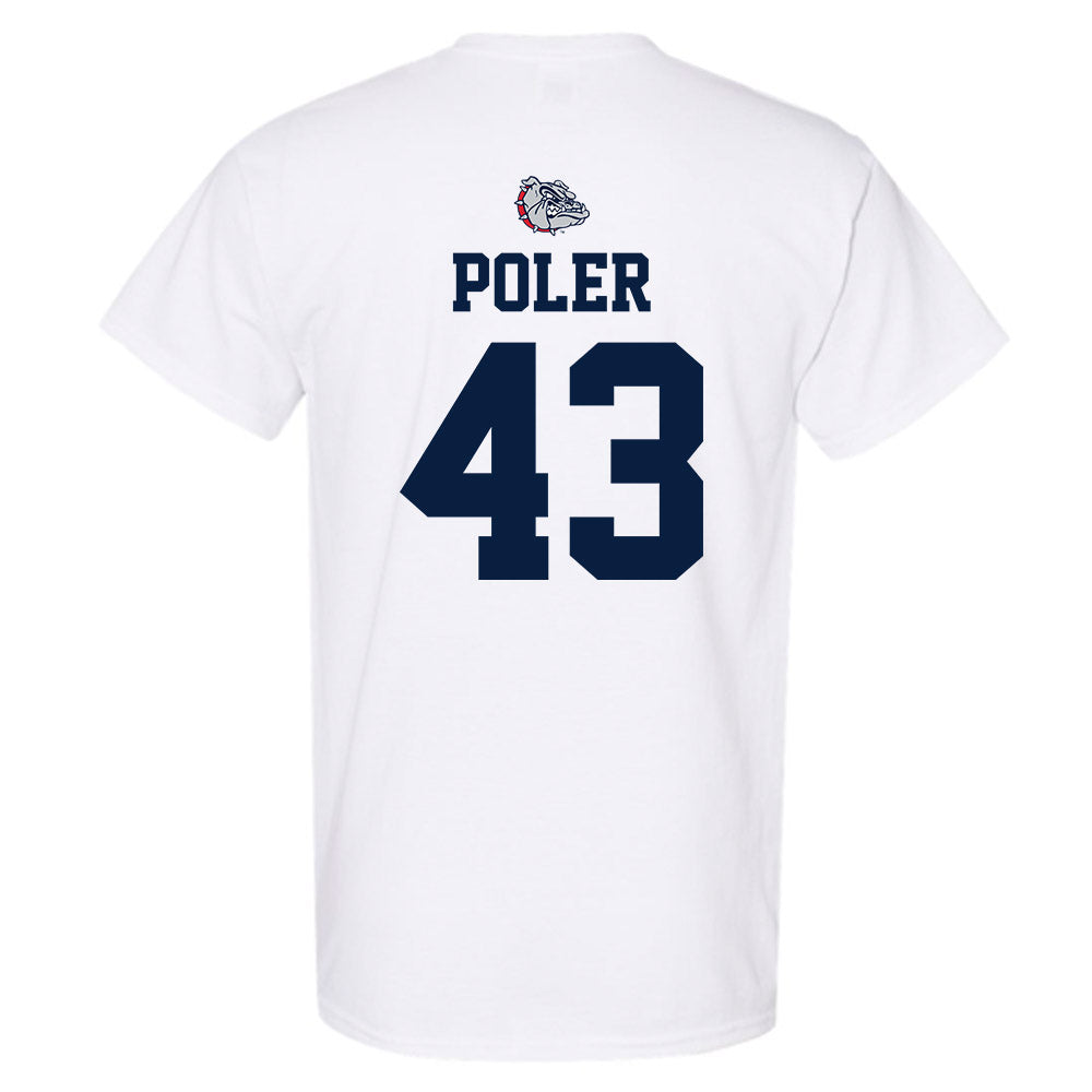 Gonzaga - NCAA Baseball : Bode Poler - Sports Shersey T-Shirt-1