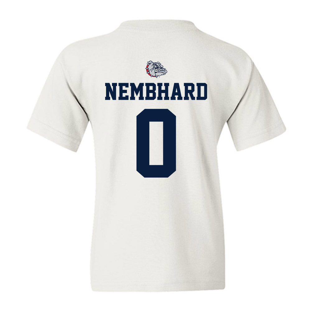 Gonzaga - NCAA Men's Basketball : Ryan Nembhard - Sports Shersey Youth T-Shirt-1