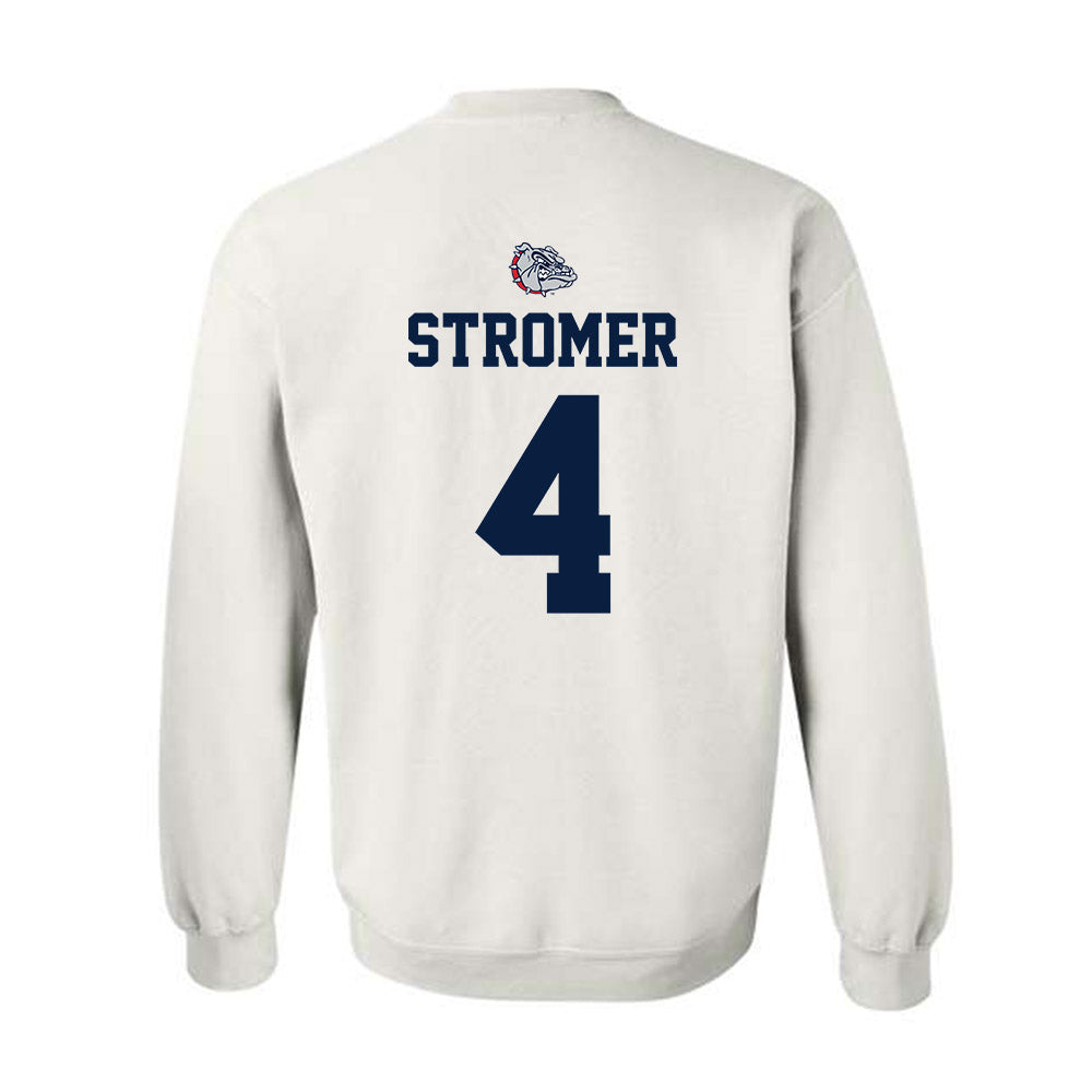 Gonzaga - NCAA Men's Basketball : Dusty Stromer - Sports Shersey Crewneck Sweatshirt-1