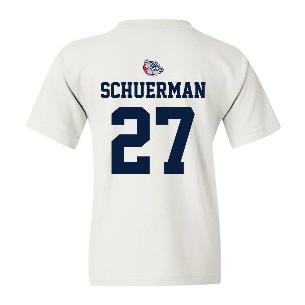 Gonzaga - NCAA Baseball : Rece Schuerman - Sports Shersey Youth T-Shirt-1