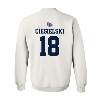 Gonzaga - NCAA Baseball : Cooper Ciesielski - Sports Shersey Crewneck Sweatshirt-1