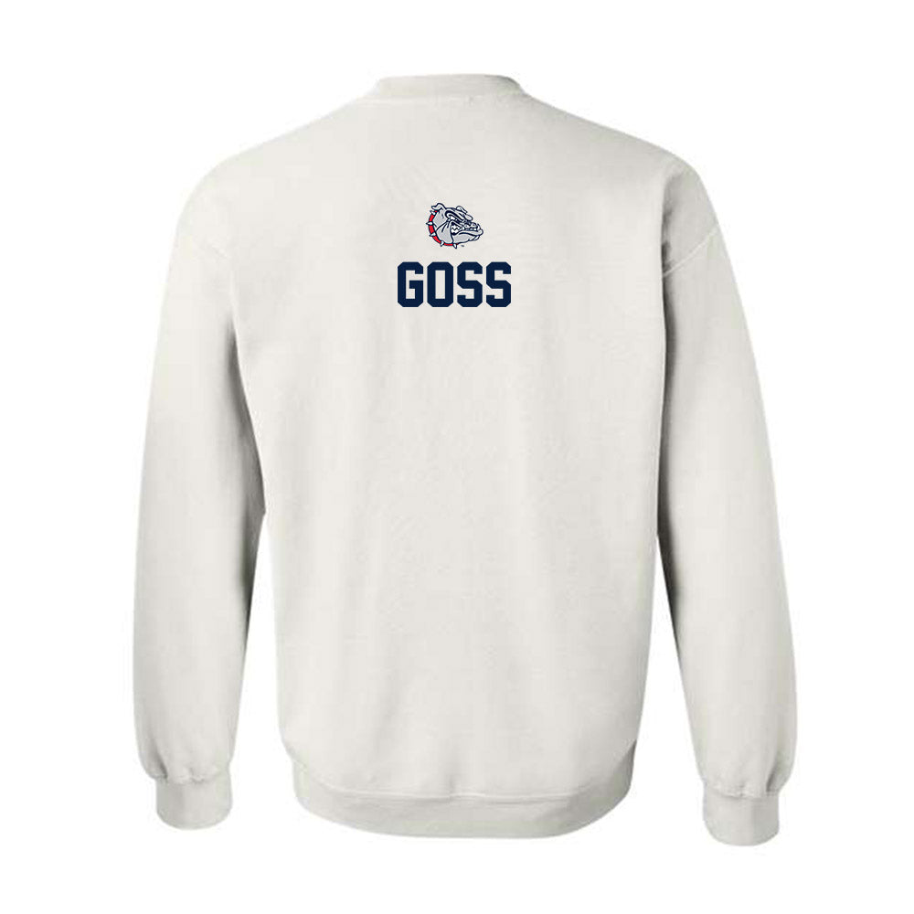 Gonzaga - NCAA Men's Cross Country : Charlie Goss - Sports Shersey Crewneck Sweatshirt-1