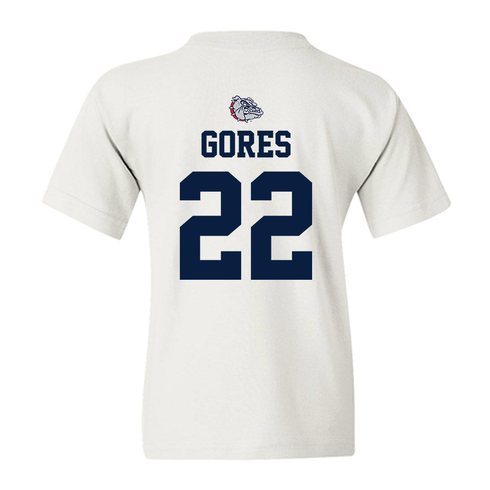 Gonzaga - NCAA Baseball : Garrett Gores - Sports Shersey Youth T-Shirt-1