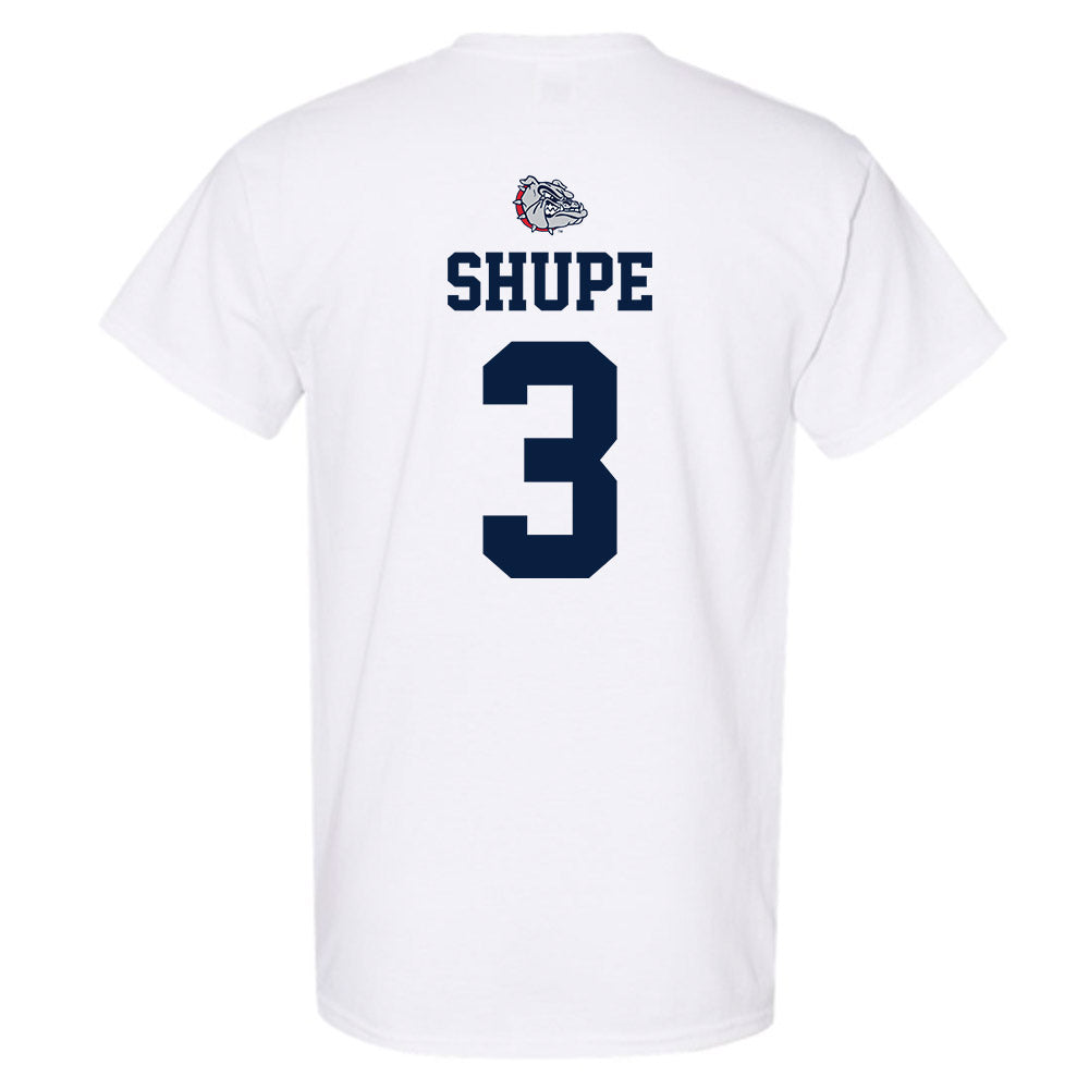 Gonzaga - NCAA Baseball : Hudson Shupe - Sports Shersey T-Shirt-1