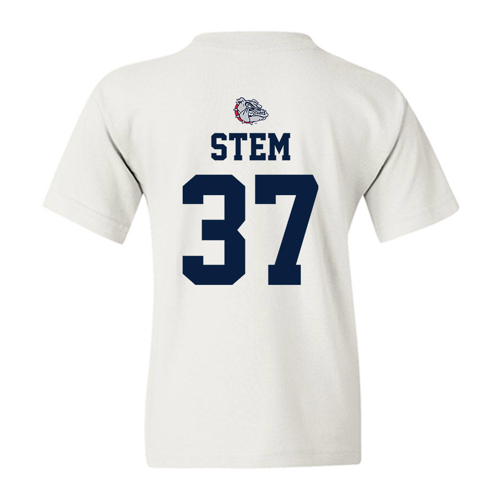 Gonzaga - NCAA Baseball : Sam Stem - Sports Shersey Youth T-Shirt-1