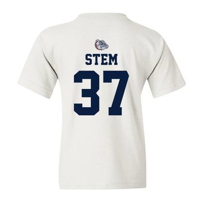 Gonzaga - NCAA Baseball : Sam Stem - Sports Shersey Youth T-Shirt-1