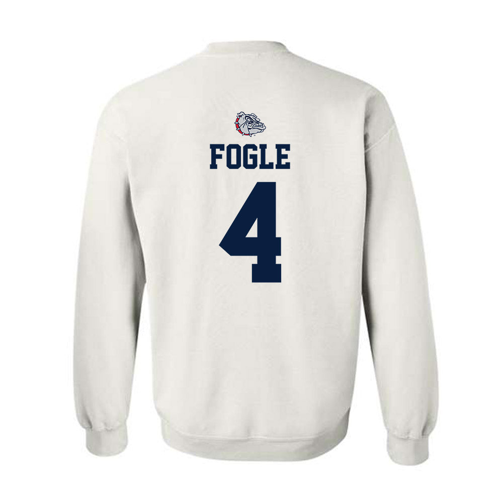 Gonzaga - NCAA Men's Basketball : Davis Fogle - Sports Shersey Crewneck Sweatshirt-1