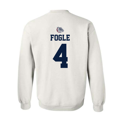 Gonzaga - NCAA Men's Basketball : Davis Fogle - Sports Shersey Crewneck Sweatshirt-1