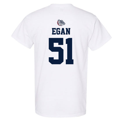 Gonzaga - NCAA Baseball : Austin Egan - Sports Shersey T-Shirt-1