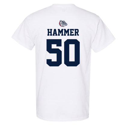 Gonzaga - NCAA Baseball : Kale Hammer - Sports Shersey T-Shirt-1