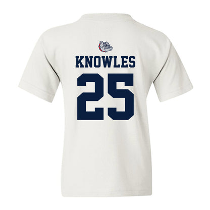 Gonzaga - NCAA Baseball : Payton Knowles - Sports Shersey Youth T-Shirt-1