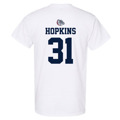 Gonzaga - NCAA Women's Basketball : Ella Hopkins - Sports Shersey T-Shirt-1