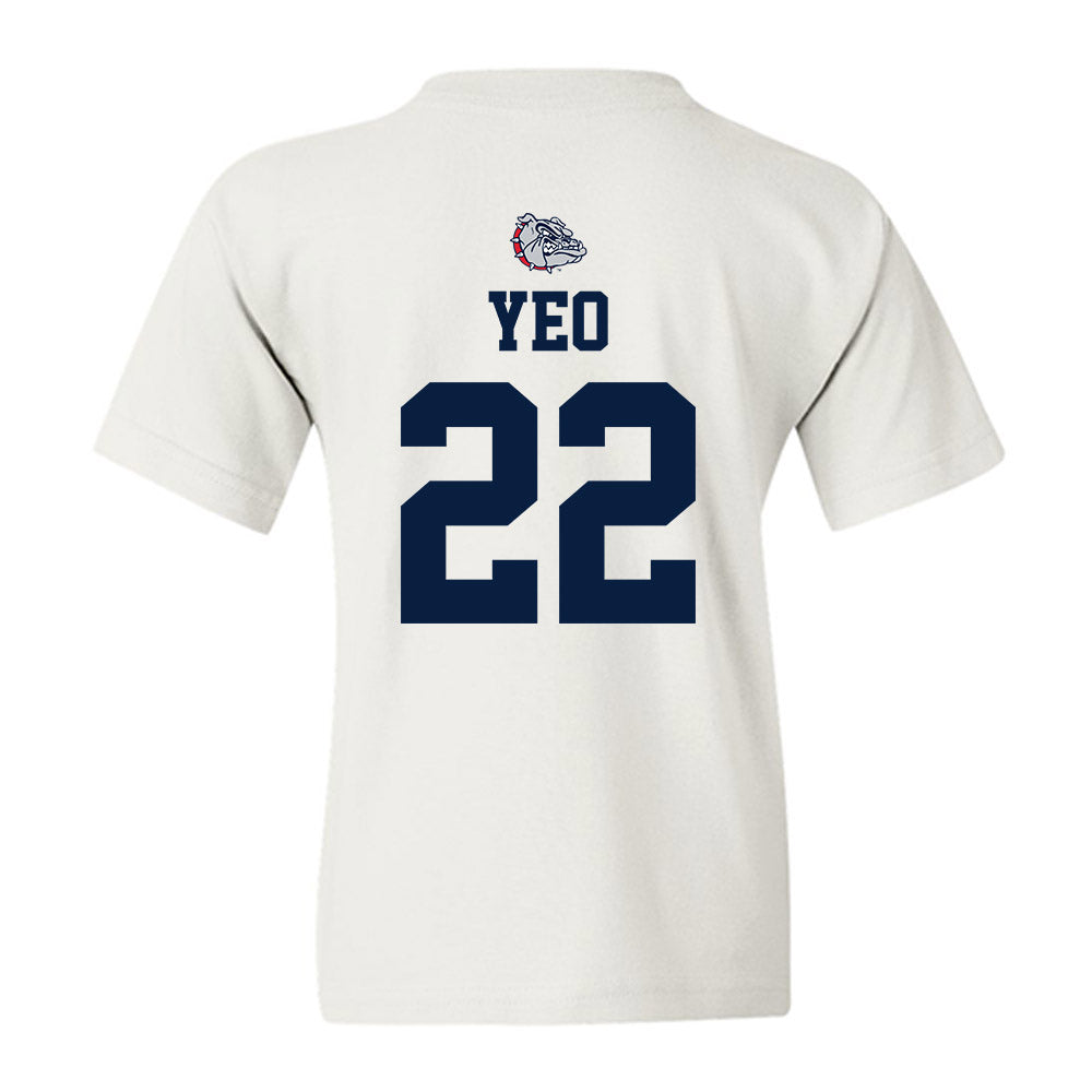 Gonzaga - NCAA Men's Basketball : Jun Seok Yeo - Sports Shersey Youth T-Shirt-1