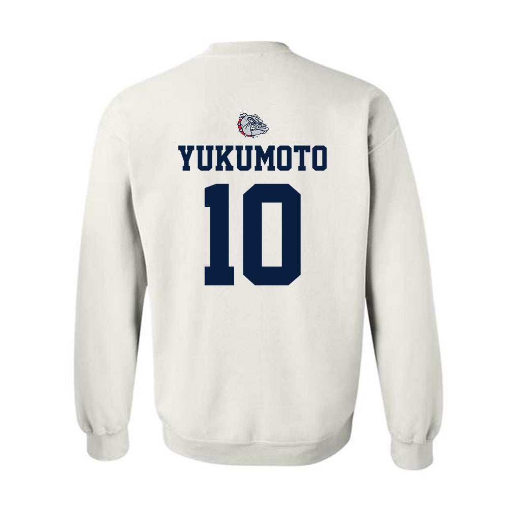 Gonzaga - NCAA Baseball : Ty Yukumoto - Sports Shersey Crewneck Sweatshirt-1