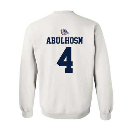 Gonzaga - NCAA Baseball : Marques Abulhosn - Sports Shersey Crewneck Sweatshirt-1