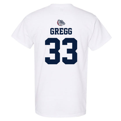 Gonzaga - NCAA Men's Basketball : Benjamin Gregg - Sports Shersey T-Shirt-1