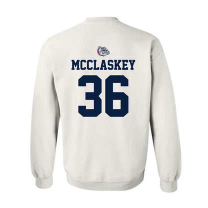 Gonzaga - NCAA Baseball : Mickey Mcclaskey - Sports Shersey Crewneck Sweatshirt-1