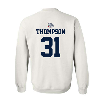 Gonzaga - NCAA Men's Soccer : Caden Thompson - Sports Shersey Crewneck Sweatshirt-1