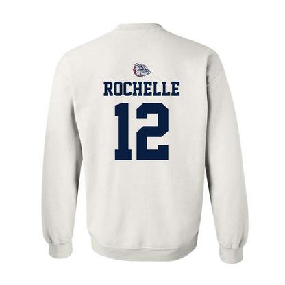 Gonzaga - NCAA Men's Soccer : Talan Rochelle - Sports Shersey Crewneck Sweatshirt-1