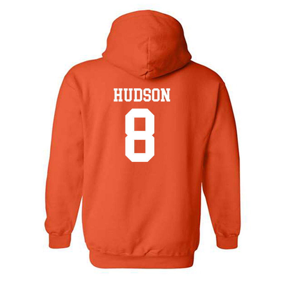 Auburn - NCAA Men's Basketball : Ja'Heim Hudson - Sports Shersey Hooded Sweatshirt-1