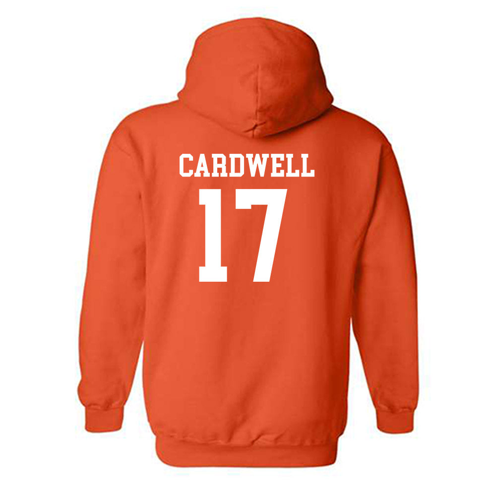 Auburn - NCAA Men's Basketball : Drake Cardwell - Sports Shersey Hooded Sweatshirt