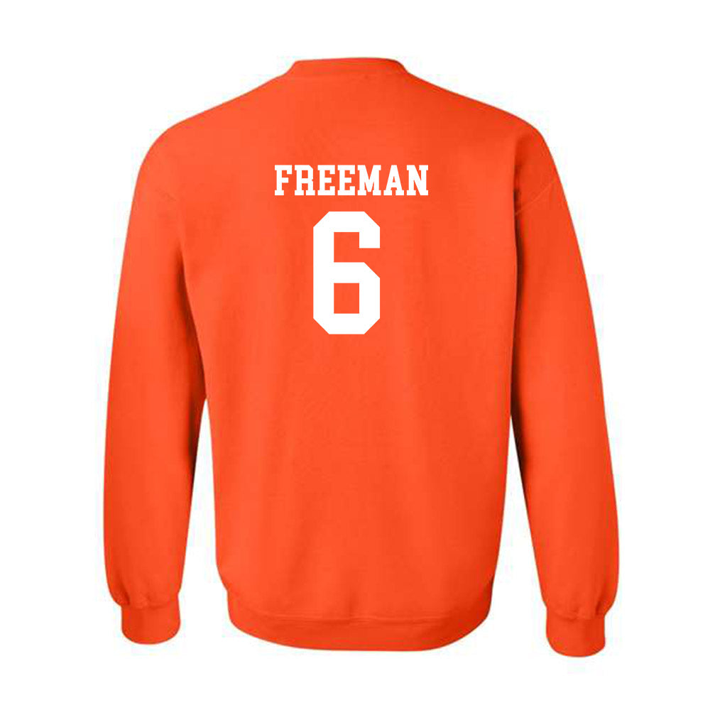 Auburn - NCAA Men's Basketball : Elyjah Freeman - Sports Shersey Crewneck Sweatshirt-1
