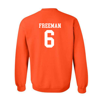 Auburn - NCAA Men's Basketball : Elyjah Freeman - Sports Shersey Crewneck Sweatshirt-1