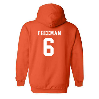 Auburn - NCAA Men's Basketball : Elyjah Freeman - Sports Shersey Hooded Sweatshirt-1