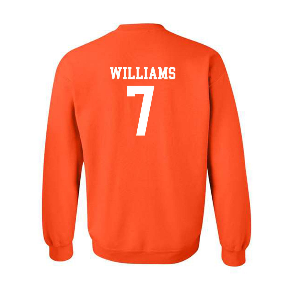 Auburn - NCAA Men's Basketball : CJ Williams - Sports Shersey Crewneck Sweatshirt-1