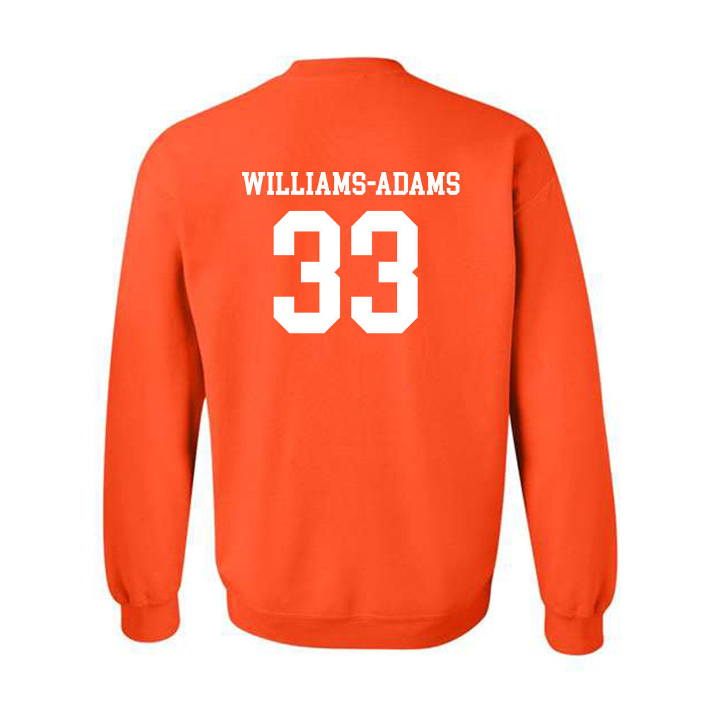 Auburn - NCAA Men's Basketball : Sebastian Williams-Adams - Sports Shersey Crewneck Sweatshirt-1