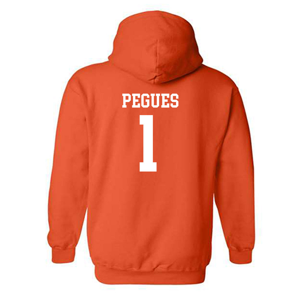 Auburn - NCAA Men's Basketball : JP Pegues - Sports Shersey Hooded Sweatshirt