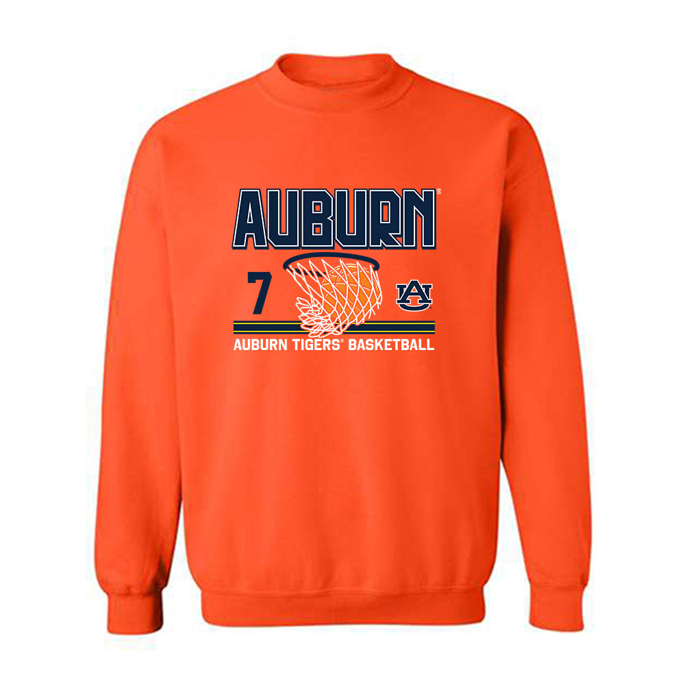 Auburn - NCAA Men's Basketball : Keyshawn Hall - Sports Shersey Crewneck Sweatshirt-0