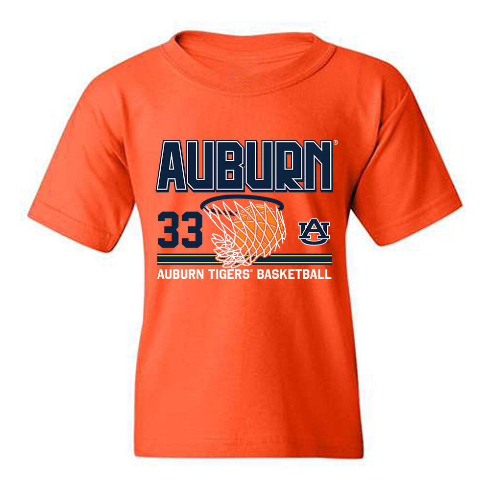 Auburn - NCAA Men's Basketball : Sebastian Williams-Adams - Sports Shersey Youth T-Shirt-0