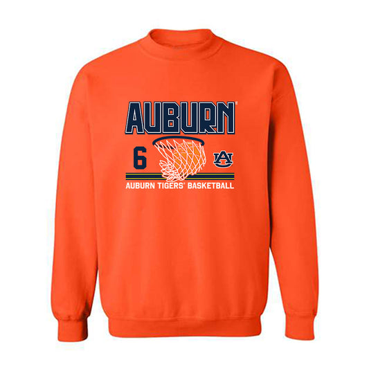 Auburn - NCAA Men's Basketball : Elyjah Freeman - Sports Shersey Crewneck Sweatshirt-0