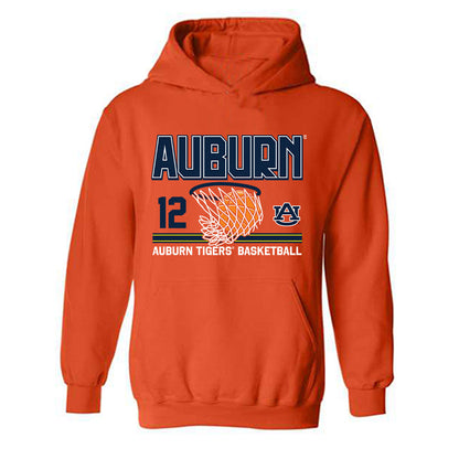 Auburn - NCAA Men's Basketball : Joah Shay - Sports Shersey Hooded Sweatshirt