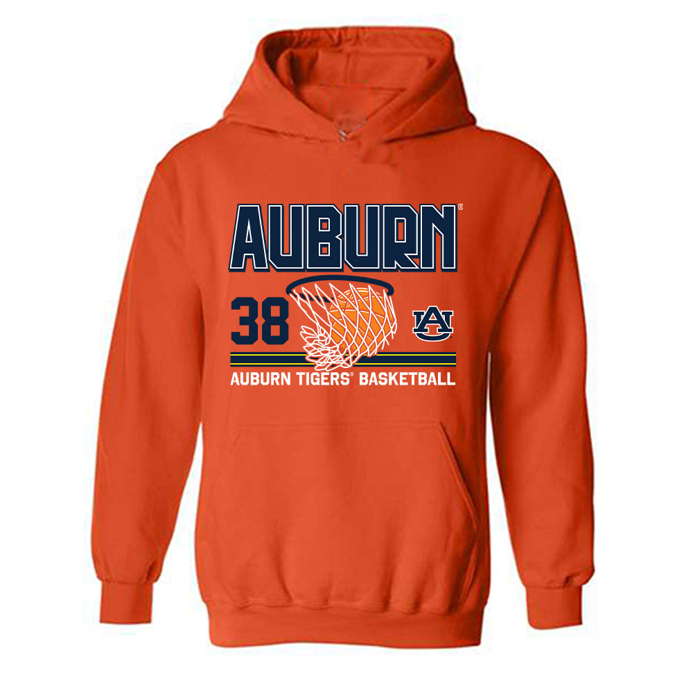 Auburn - NCAA Men's Basketball : Filip Jovic - Sports Shersey Hooded Sweatshirt-0