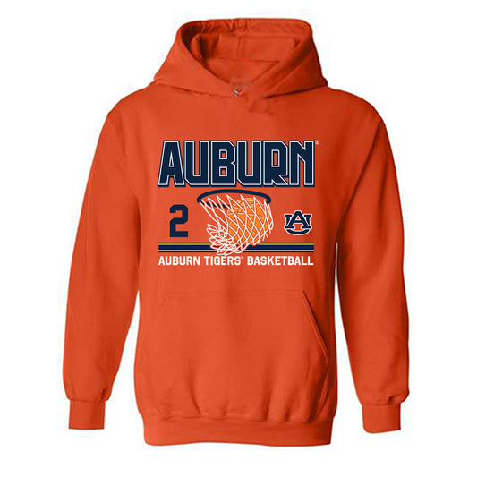 Auburn - NCAA Women's Basketball : Jamia Harris - Sports Shersey Hooded Sweatshirt-0
