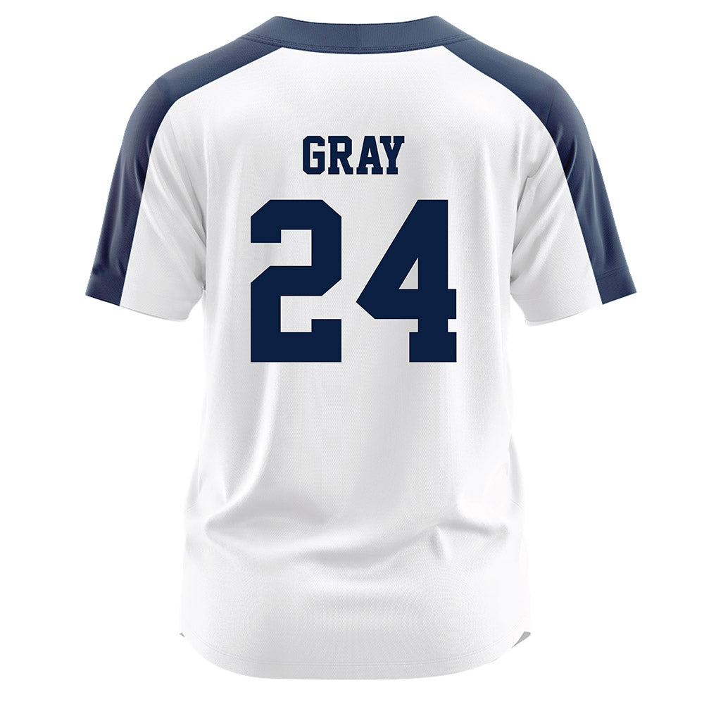 Georgia Southern - NCAA Softball : Demere Gray - White Jersey-1