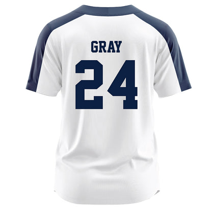 Georgia Southern - NCAA Softball : Demere Gray - White Jersey-1