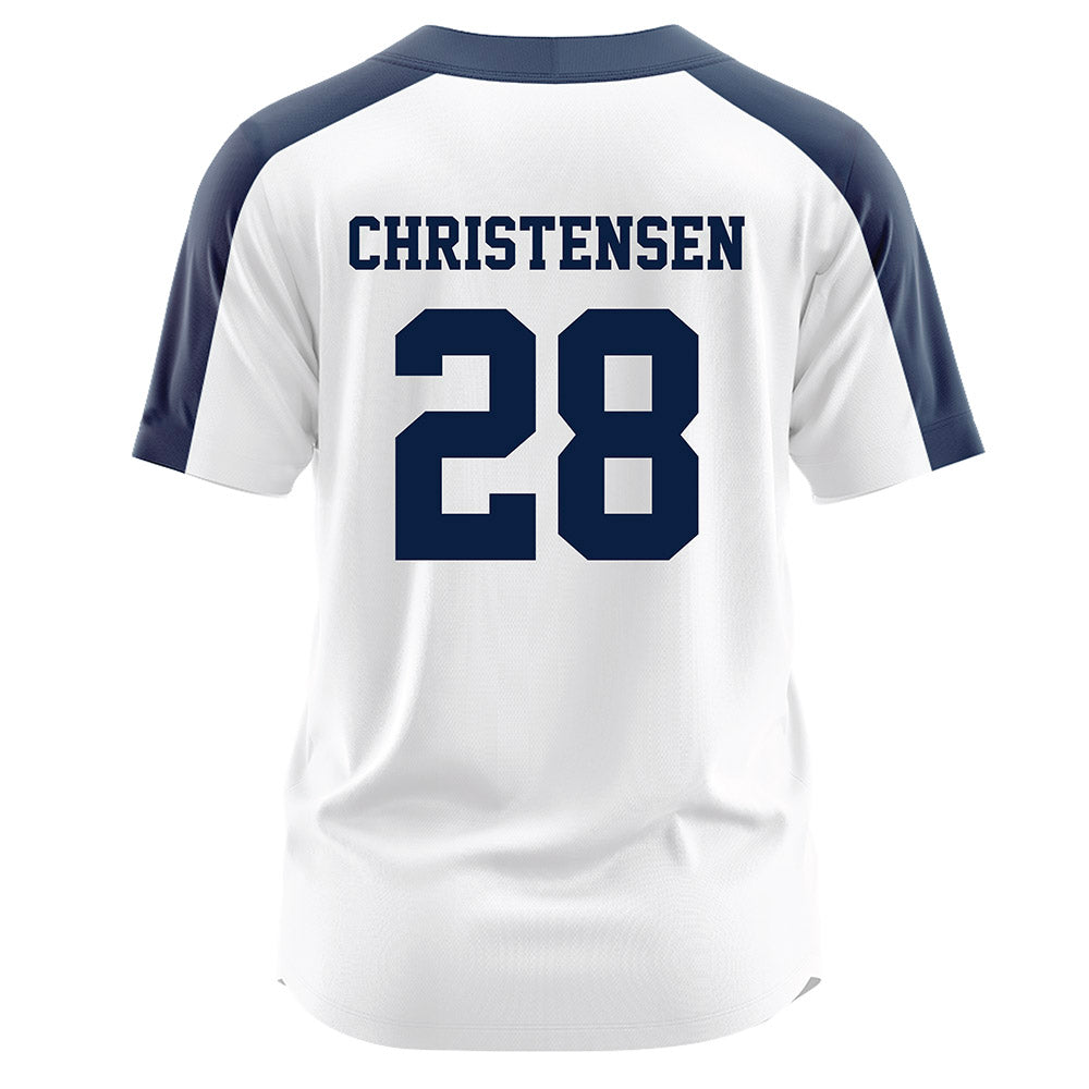Georgia Southern - NCAA Softball : Kayla Christensen - White Jersey-1