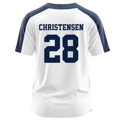 Georgia Southern - NCAA Softball : Kayla Christensen - White Jersey-1