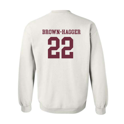 Mississippi State - NCAA Women's Basketball : Jasmine Brown-Hagger - Sports Shersey Crewneck Sweatshirt-1