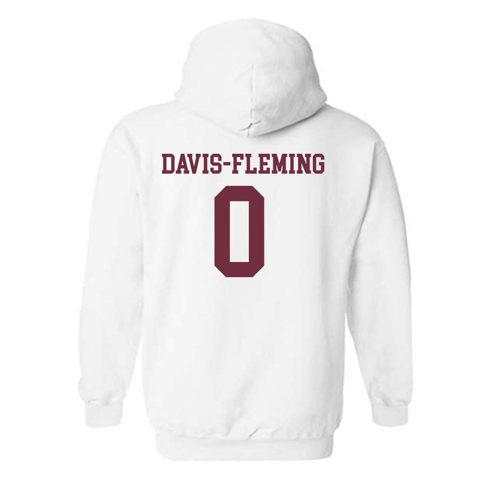 Mississippi State - NCAA Men's Basketball : Jamarion Davis-Fleming - Sports Shersey Hooded Sweatshirt-1
