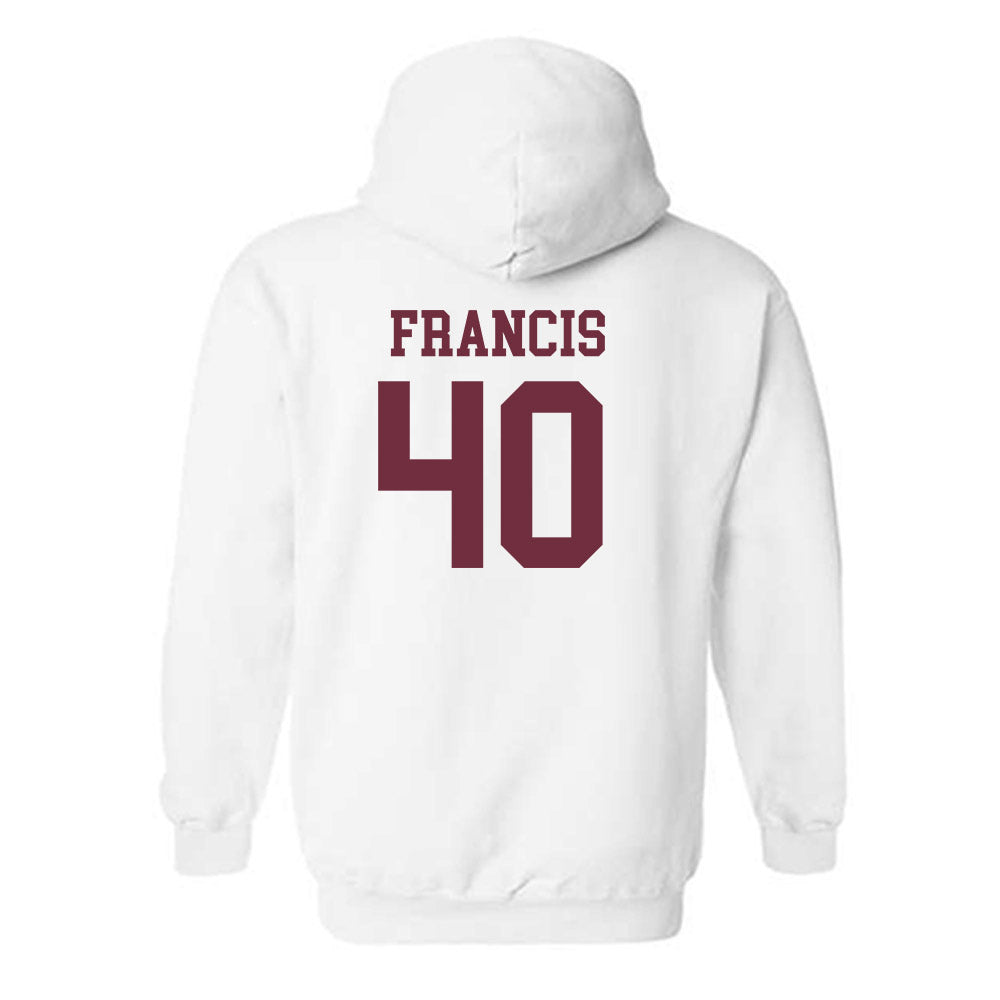 Mississippi State - NCAA Women's Basketball : Madison Francis - Sports Shersey Hooded Sweatshirt-1