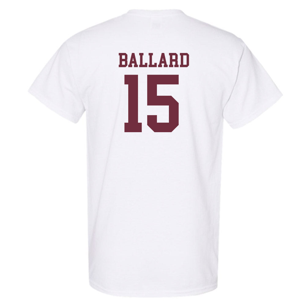 Mississippi State - NCAA Men's Basketball : Quincy Ballard - Sports Shersey T-Shirt-1